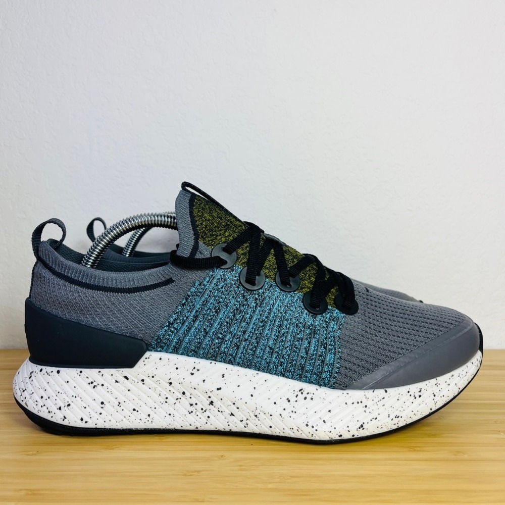 Allbirds Wool Runner Mizzles Women's Running Shoes Gray Teal Yellow Size 11‎